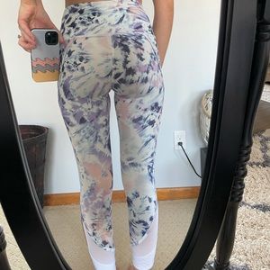 RBX multi color workout leggings size S